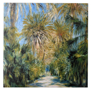 Monet - Algiers, the Garden of Essai Ceramic Tile