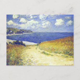 Monet - Alley Near Pourville, Postcard