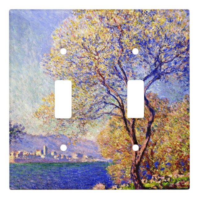 Monet - Antibes seen from Salis Gardens Light Switch Cover (Front)