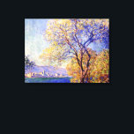 Monet - Antibes Seen from the Salis Gardens,  Canvas Print<br><div class="desc">Claude Monet landscape painting,  Antibes seen from the Salis Gardens.</div>