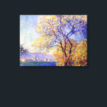 Monet - Antibes Seen from the Salis Gardens,  Canvas Print<br><div class="desc">Claude Monet landscape painting,  Antibes seen from the Salis Gardens.</div>