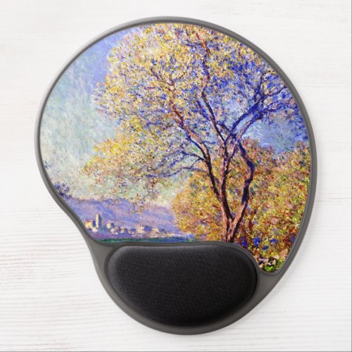 Monet _ Antibes Seen from the Salis Gardens  Gel Mouse Pad