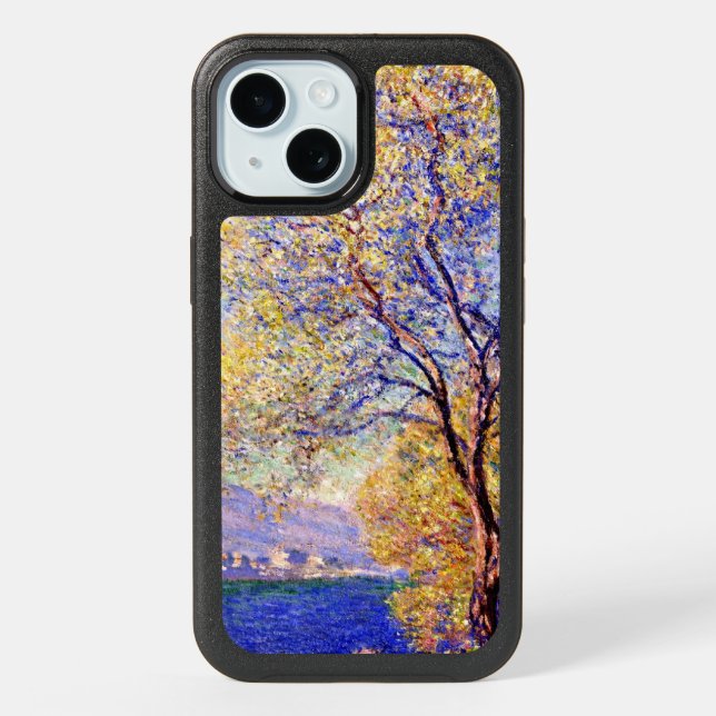 Monet: Antibes Seen from the Salis Gardens iPhone 15 Case (Back)