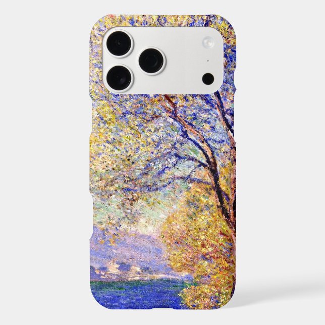 Monet: Antibes Seen from the Salis Gardens iPhone Case (Back)