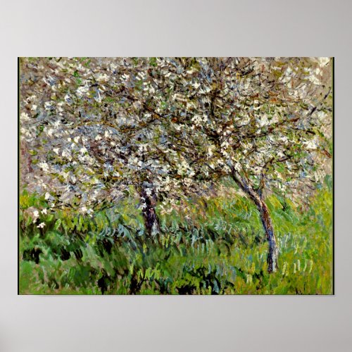 Monet _ Apple Trees in Bloom Poster