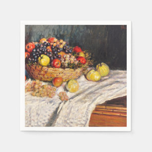 Monet - Apples and Grapes, Napkins