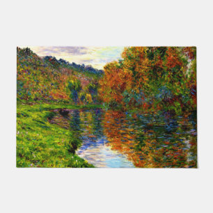 Monet - Arm of the Jeufosse, Autumn, Doormat