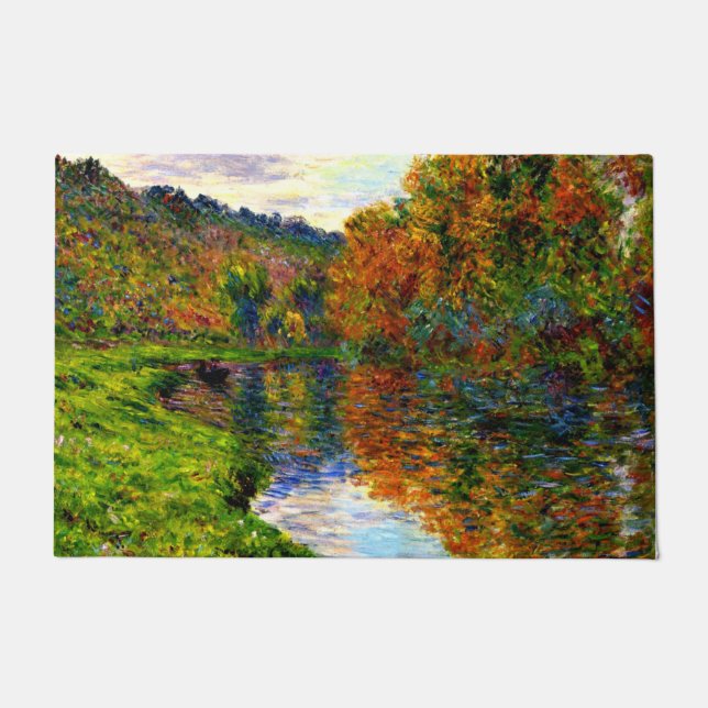 Monet - Arm of the Jeufosse, Autumn, Doormat (Front)