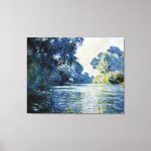 Monet - Arm of the Seine at Giverney, Canvas Print