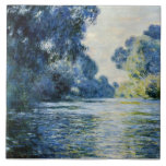 Monet - Arm of the Seine at Giverney,  Ceramic Tile<br><div class="desc">Claude Monet famous painting,  Arm of the Seine at Giverney</div>