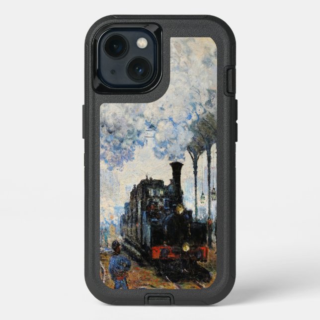 Monet - Arrival of the Normandy Train, Otterbox iPhone Case (Back)