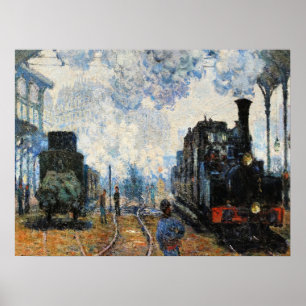 Monet - Arrival of the Normandy Train, Poster