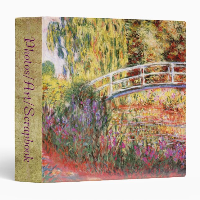 Monet Art Binder (Front/Spine)