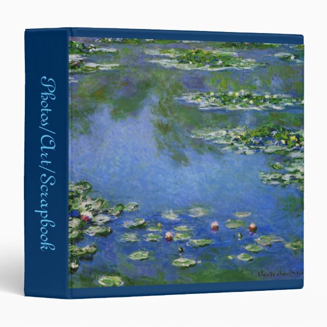Monet Art Binder (Front/Spine)