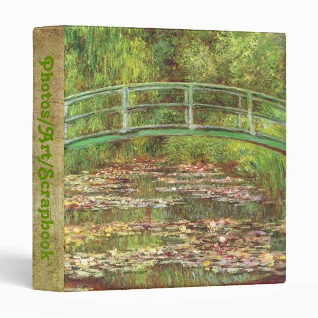 Monet Art Binder (Front/Spine)
