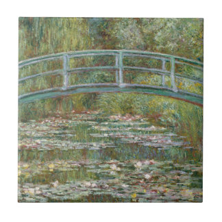 Monet Art Bridge over a Pond of Water Lilies Ceramic Tile