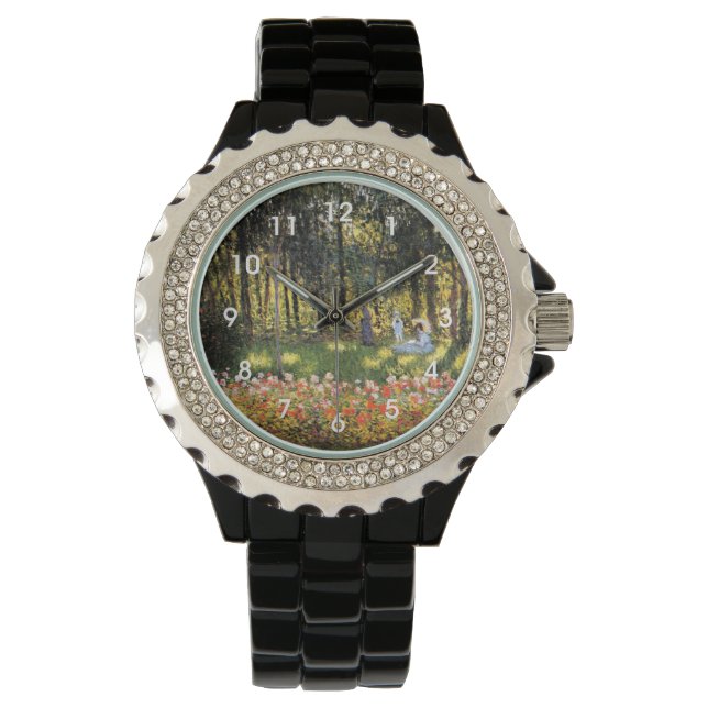 Monet - Artist's Family in the Garden Watch (Front)
