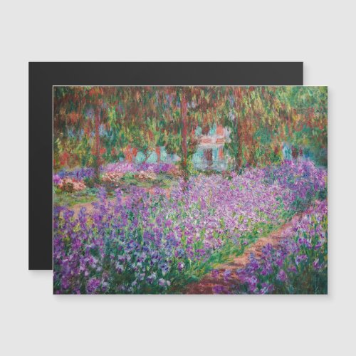 Monet _ Artists Garden at Giverny Magnetic Card