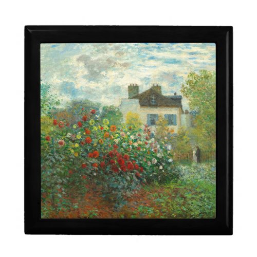 Monet Artists Garden in Argenteuil Painting Gift Box
