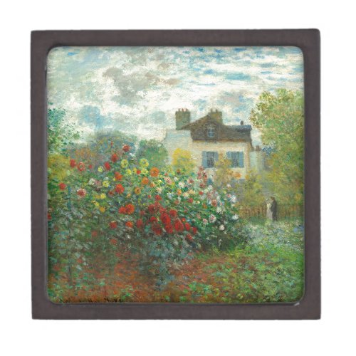 Monet Artists Garden in Argenteuil Painting Gift Box