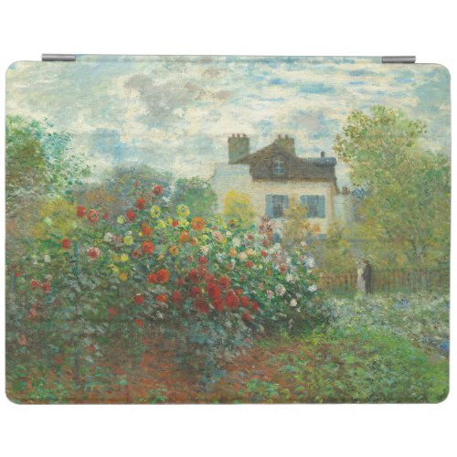 Monet Artists Garden in Argenteuil Painting iPad Smart Cover