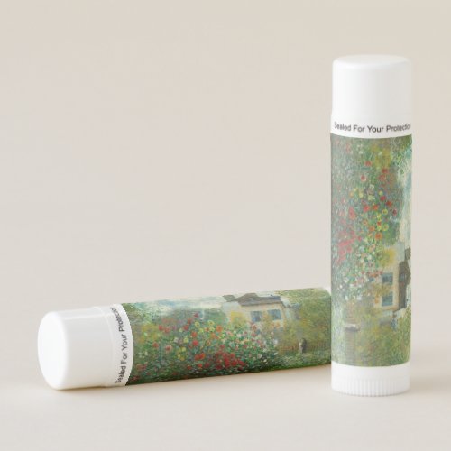 Monet Artists Garden in Argenteuil Painting Lip Balm