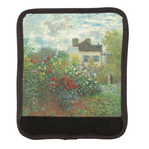 Monet Artists Garden in Argenteuil Painting Luggage Handle Wrap