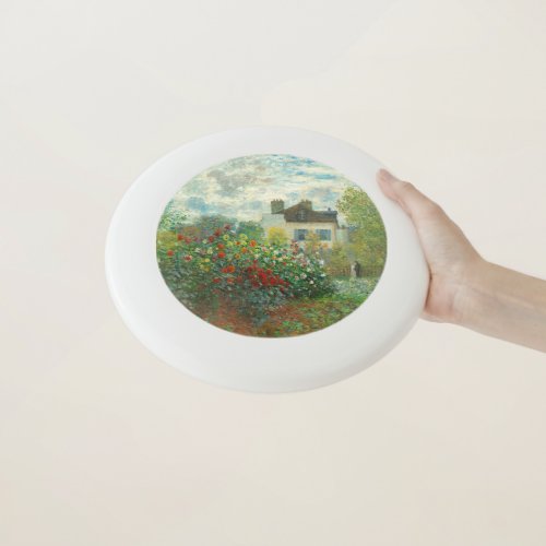 Monet Artists Garden in Argenteuil Painting Wham_O Frisbee