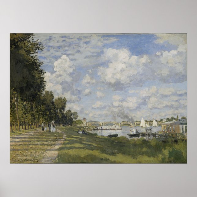 Monet - Bassin D'Argenteuil Poster (Front)