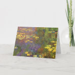 Monet Birthday Card<br><div class="desc">Artist: Claude Monet 1840-1926. Beautiful paintings from a true master! Thankfully they are in the public domain and here for all of us to enjoy!</div>