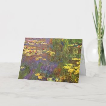 Monet Birthday Card by golden_oldies at Zazzle