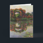 Monet Birthday Card<br><div class="desc">Artist: Claude Monet 1840-1926. Beautiful paintings from a true master! Thankfully they are in the public domain and here for all of us to enjoy!</div>
