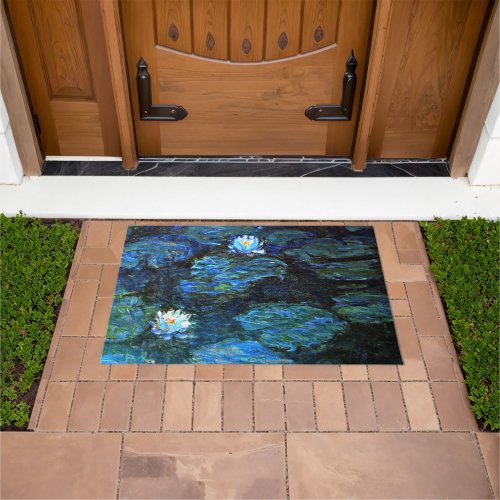 Monet _ Blue Water Lilies Doormat