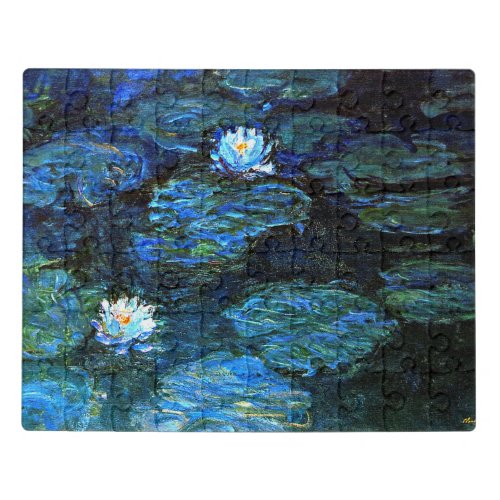 Monet _ Blue Water Lilies Jigsaw Puzzle