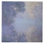Monet - Branch of the Seine near Giverny Ceramic Tile<br><div class="desc">Branch of the Seine near Giverny,  fine art Impressionist artwork by Oscar-Claude Monet,  1897</div>