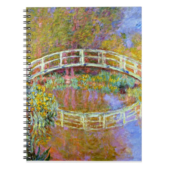 Monet - Bridge in Monet's Garden Notebook (Front)