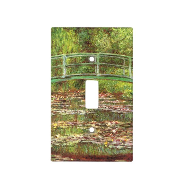Monet - Bridge Over Water Light Switch Cover (Front)