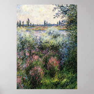 Monet - By the Seine, a Corner of the Bank Poster