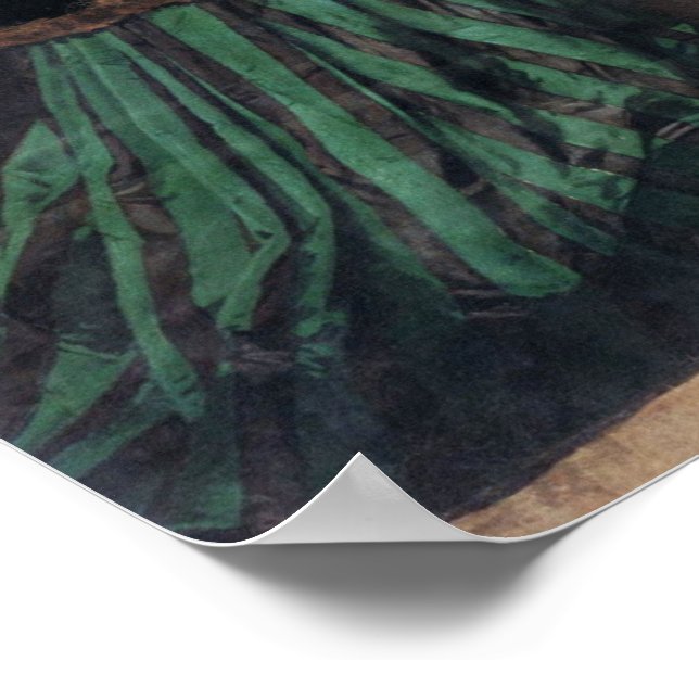 Monet Camille in Green Dress Poster | Zazzle