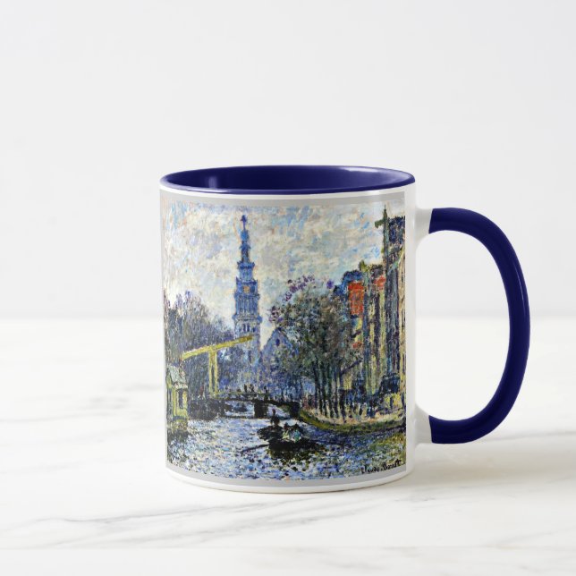 Monet: Canal in Amsterdam Mug (Right)