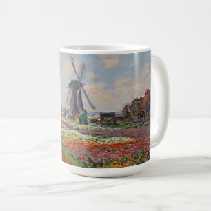 Monet - Champs de Tulipes in Holland Coffee Mug