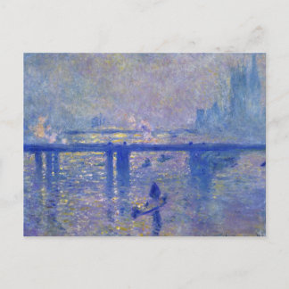 Monet Charing Cross Bridge Postcard