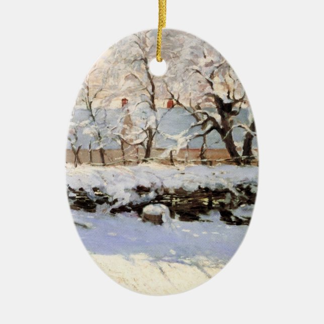 Monet Christmas Ornaments (Front)