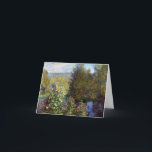 Monet Claude Corner of the Garden at Montgeron Thank You Card<br><div class="desc">Monet Claude Corner of the Garden at Montgeron</div>
