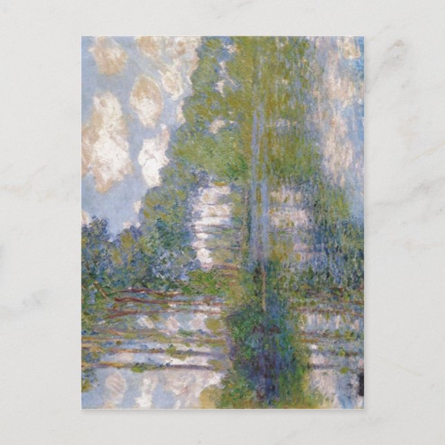 Monet, Claude Pappeln an der Epte um 1900 c. 1900  Postcard (Front)