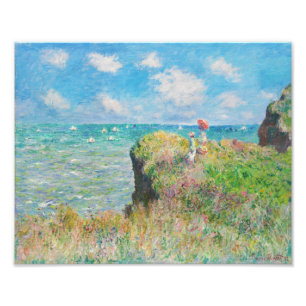 Monet Cliff Walk at Pourville Photo Print
