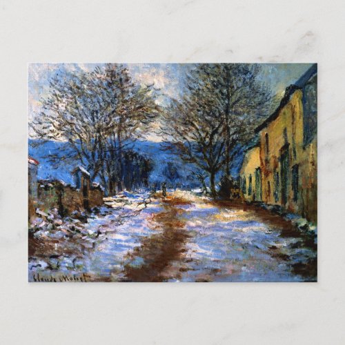 Monet _ Effect of Snow at Limetz Postcard