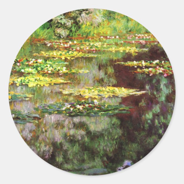 Monet Fine Art, Waterlilies Stickers (Front)