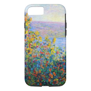 Monet - Flower Beds Iphone 8/7 Case by designdivastuff at Zazzle