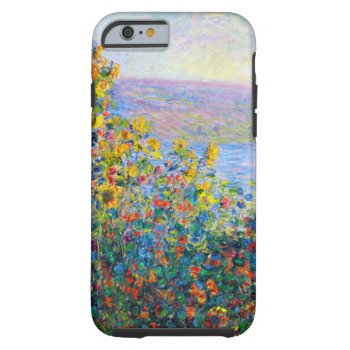 Monet - Flower Beds Tough Iphone 6 Case by designdivastuff at Zazzle